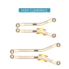 INJORA Brass High Clearance Links Set for 1/18 TRX4M Defender/Bronco (Gold)