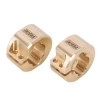 INJORA 2PCS 14g/pcs Brass Rear Axle Counterweights for 1/18 TRX4M (Gold)