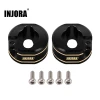 INJORA 2PCS 14g/pcs Brass Rear Axle Counterweights for 1/18 TRX4M (Black)