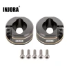 INJORA 2PCS 14g/pcs Brass Rear Axle Counterweights for 1/18 TRX4M (Grey)