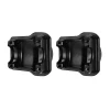INJORA 9g/pcs Black Coating Brass Front Rear Diff Covers for 1/18 TRX4M (Black)
