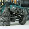 INJORA 9g/pcs Black Coating Brass Front Rear Diff Covers for 1/18 TRX4M (Black)