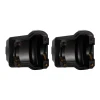 INJORA 2PCS 11g/pcs Brass Diff Covers for 1/18 TRX4M Front Rear Axles (Black)