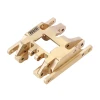 INJORA 53g/pcs Brass Skid Plate Transmission Mount for 1/18 TRX4M (Gold)