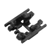 INJORA 53g/pcs Brass Skid Plate Transmission Mount for 1/18 TRX4M (Black)