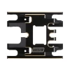 INJORA 53g/pcs Brass Skid Plate Transmission Mount for 1/18 TRX4M (Black)