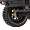 INJORA 11g/pcs Brass Steering Knuckles for 1/18 TRX4M (2) (Grey)