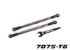 GRAY 188 mm WideMaxx TUBES Aluminum Toe Links