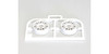 Kyosho Multi Wheel II N/Offset 0(White/RE30/2pc)