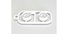 Kyosho Multi Wheel II N/Offset 2.5(White/RE30/2pcs)
