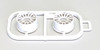 Kyosho Multi Wheel II W/Offset -1.0(White/RE30/