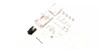 Kyosho Porsche 962 C Coupe LH White Body set (w/rims)