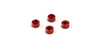 Kyosho Al Friction Mount Collar (3.0mm/Red/4pcs)