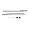 INJORA +2mm Thread Axle Shafts for Stock Length TRX4M Axles