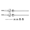 INJORA +2mm Thread Axle Shafts for Stock Length TRX4M Axles