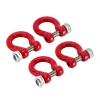 INJORA D Rings Tow Hooks with M1.4 Screws for FCX18 LC80 TRX4M Defender