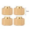 INJORA 4PCS 5mm Brass Wheel Hex Hub Extenders for 1/18 TRX4M Upgrade (4M-02)