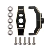 INJORA Brass Adjustable Caster Blocks Clockable C Hub Carriers for 1/18 TRX4M (Black)