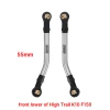 INJORA 1 Pair 55mm Bent Stainless Steel Chassis Links for 1/18 TRX4M Mods
