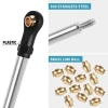 INJORA 1 Pair 55mm Bent Stainless Steel Chassis Links for 1/18 TRX4M Mods