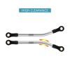 INJORA 1 Pair 69mm Bent Stainless Steel Chassis Links for 1/18 TRX4M Mods