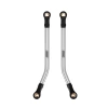 INJORA 1 Pair 76mm Bent Stainless Steel Chassis Links for 1/18 TRX4M Mods