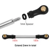 INJORA Stainless Steel High Clearance Links Set for 1/18 TRX4M High Trail K10 F150