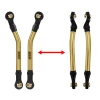INJORA 8PCS Brass High Clearance Links Set for 1/18 TRX4M High Trail K10 F150 (4M-77)