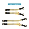 INJORA 8PCS Brass High Clearance Links Set for 1/18 TRX4M Defender Bronco
