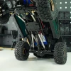 INJORA Stainless Steel Straight Chassis Links for 1/18 RC Crawler TRX4M Defender Bronco (4M-64)