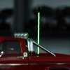 INJORA LED Whip Light for 1/18 1/24 RC Crawlers (Green)