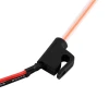 INJORA LED Side-Fixed Whip Light for 1/18 1/24 RC Crawlers (Red)