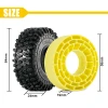 INJORA 1.0" 64*24mm Tires & Silicone Rubber Inserts Combo (4)