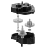INJORA Complete Transmission with 180 Brushed Motor for 1/18 TRX4M
