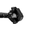 INJORA +7mm Black Planet Axles with Double Joint Shafts Scale Hydro Steering for 1/18 TRX4M