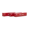 Athearn N 40' Corrugated Low-Cube Container, K Line #1 (3pcs)