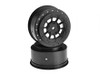 JConcepts 12mm Hex Hazard Short Course Wheels w/3mm Offset (Black) (2) (SC5M)