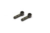 KYOSHO RB6 Aluminum Steering Crank Arm Set (Gunmetal) (2) (KYOUMW702)