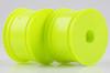 KYOSHO Kyosho 56mm Flush Rear Wheel (Yellow) (ZX5/RB6) (2) (KYOW5202Y)