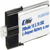 E-FLITE 1S Li-Poly Battery Pack 30C (3.7V/200mAh) (mCP X2)