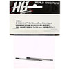 HOT BODIES Rear Shock Shaft (Silver) (2)