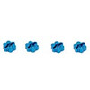 ECX Aluminum Wheel Hex Set (Blue)