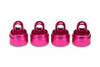 TRAXXAS Aluminum Ultra Shock Cap (Pink) (4) (TRA3767P)