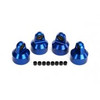 Traxxas X-Maxx Aluminum GTX Shock Cap (Blue) (4)