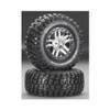 Traxxas BFGoodrich Mud TA Rear Tires (2) (Satin Chrome) (Standard) w/Split-Spoke Rear Wheel (TRA6873T)