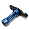 STRC Aluminum Long Shank Hex Nut Wrench 17mm (Blue)