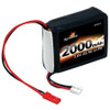 DYNOMITE 7.4V 2000mAh 2S 5C LiPo Receiver Pack: 1/8