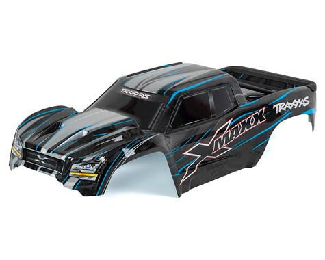 Traxxas X-Maxx Monster Truck Pre-Painted Body (Blue) - BeachRC.com