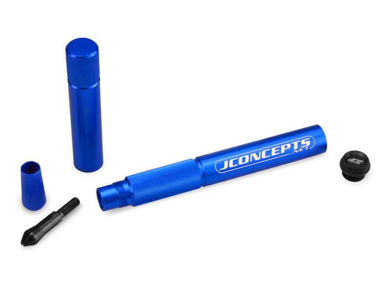 JConcepts Precision Hobby Knife Handle w/Storage (Black) - BeachRC.com