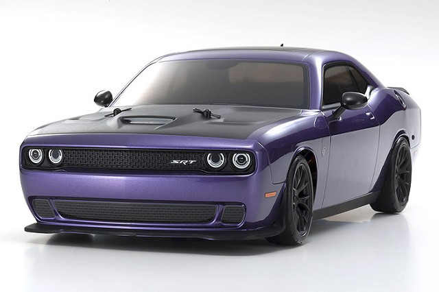 KYOSHO パープルラジコンカー Kyosho FAZER Mk2 Series ReadySet DODGE Challenger SRT Hellcat Plum
